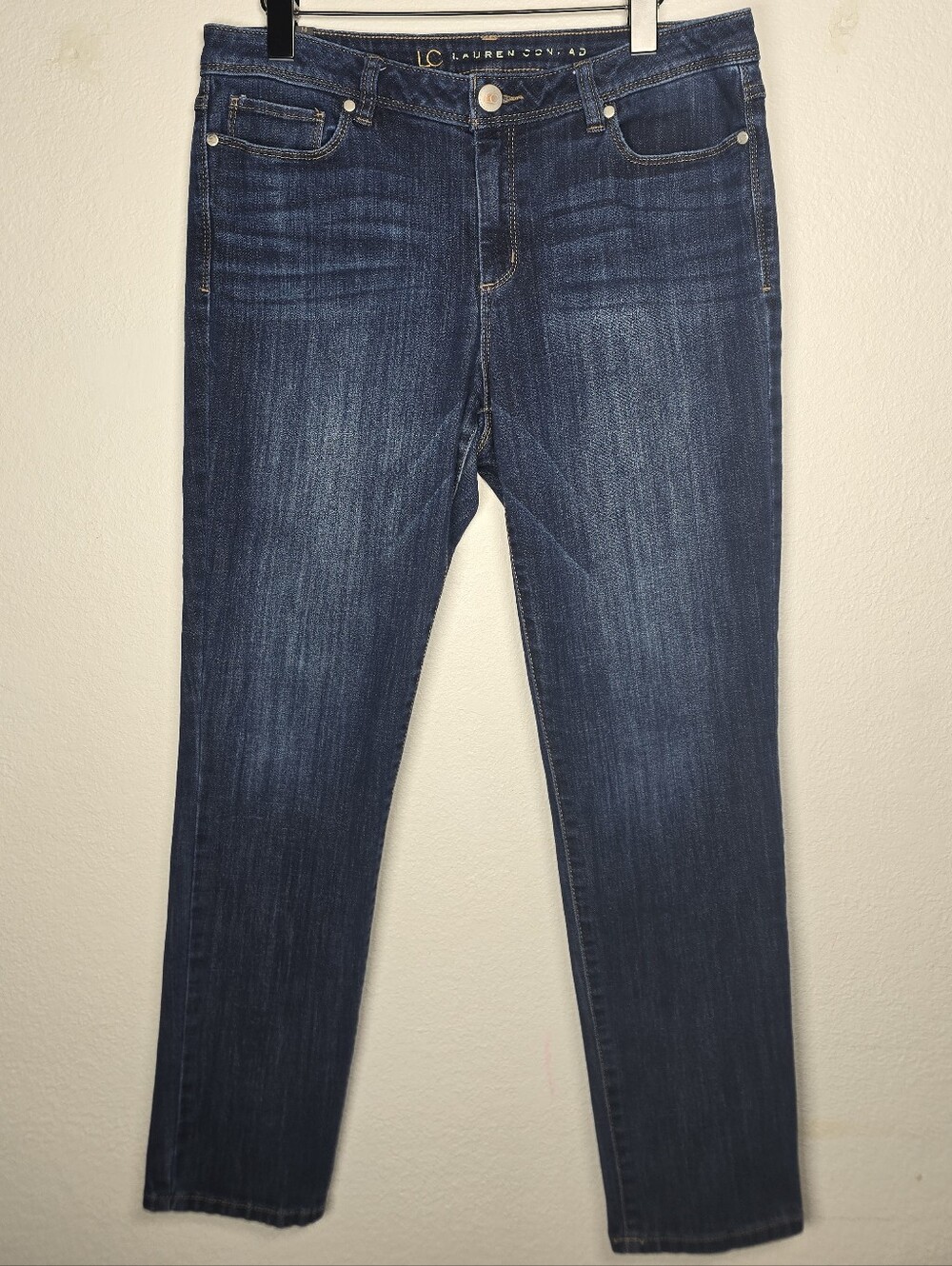 LC Lauren Conrad Dark Blue Skinny Jeans